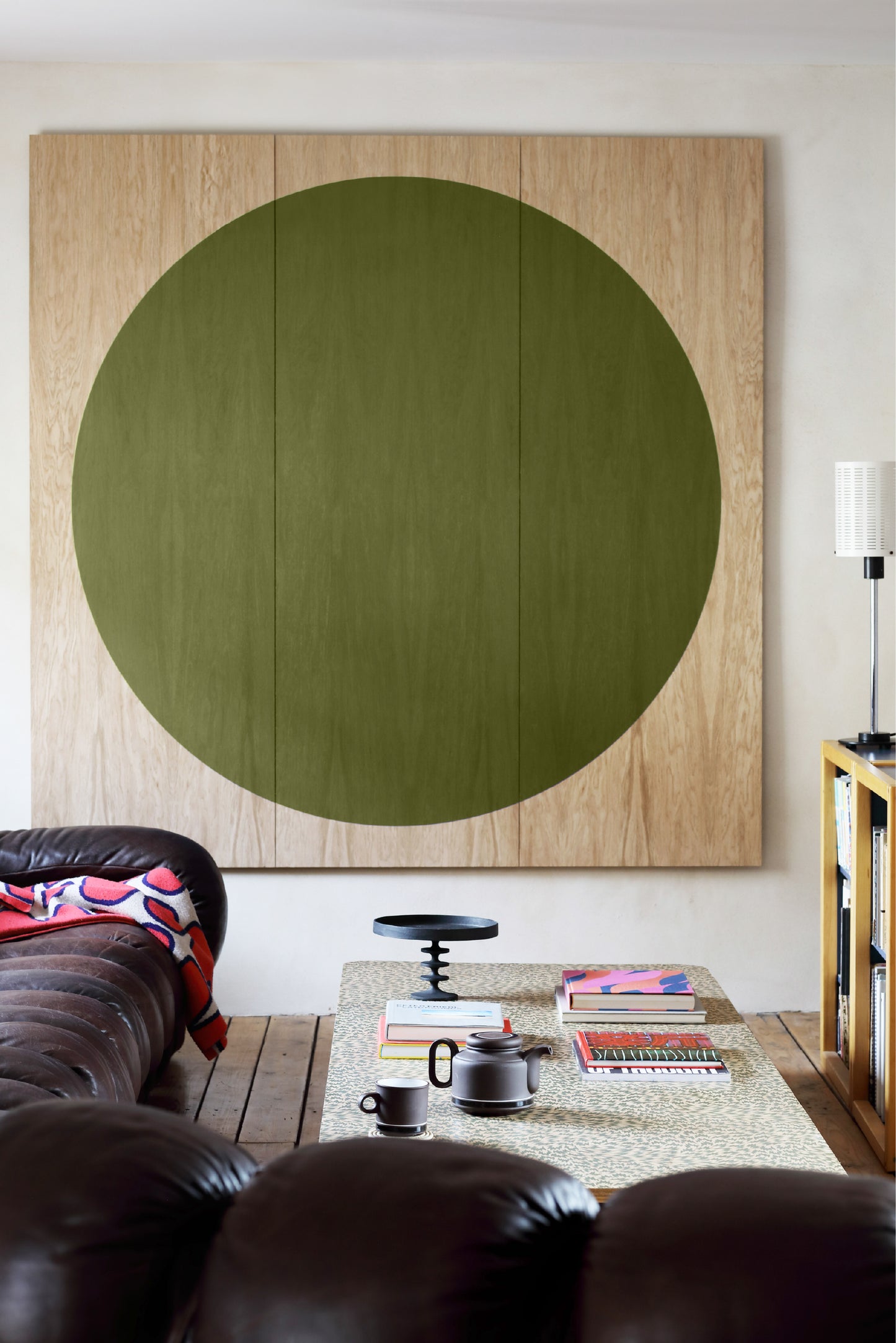 Dot 1 - Large // Moss // Natural Oak // H1800 / W1800