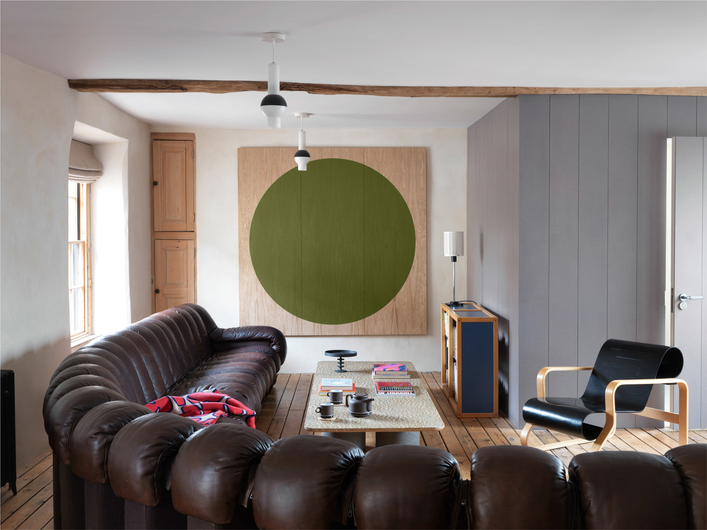 Dot 1 - Large // Moss // Natural Oak // H1800 / W1800