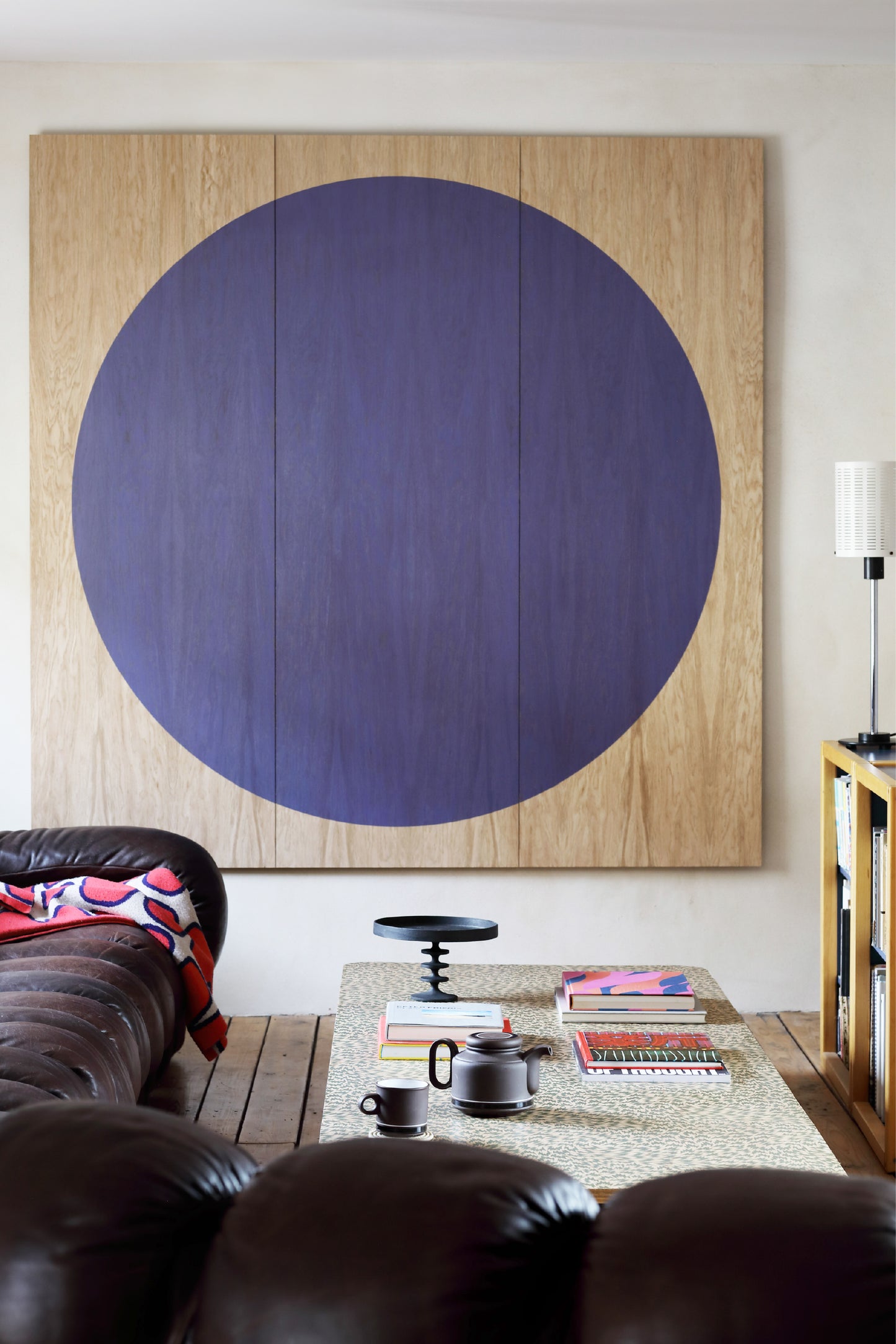 Dot 1 - Large // Blue // Natural Oak // H1800 / W1800