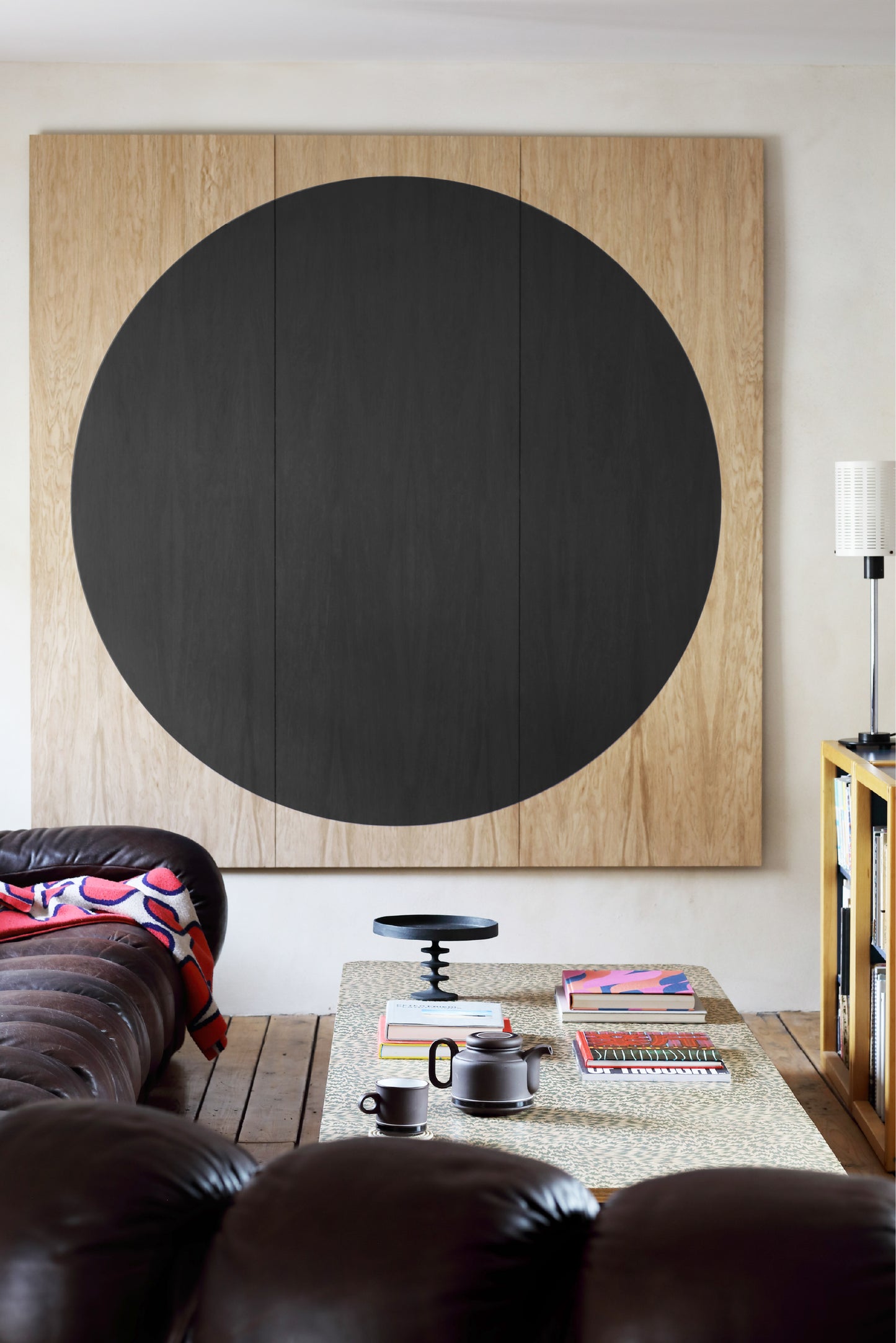 Dot 1  - Large // Black // Natural Oak // H1800 / W1800