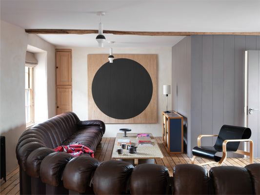 Dot 1  - Large // Black // Natural Oak // H1800 / W1800