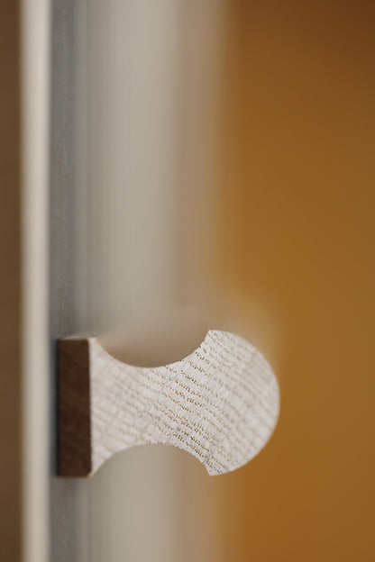 Large Cabinet - Cylinder Base // Natural Oak // H1750 / W1510 / D4050mm